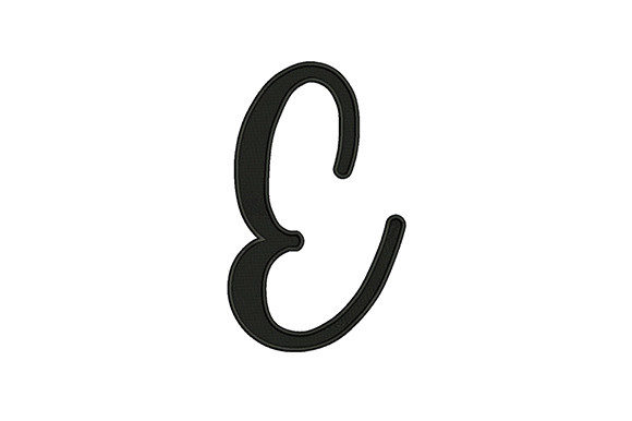 Alphabet E: A Versatile Embroidery Design for Creative Projects