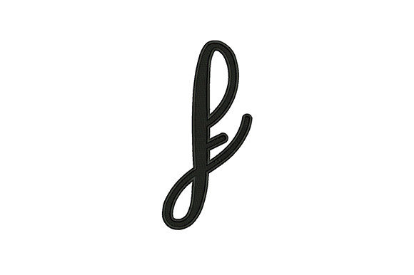 Alphabet F Embroidery Design