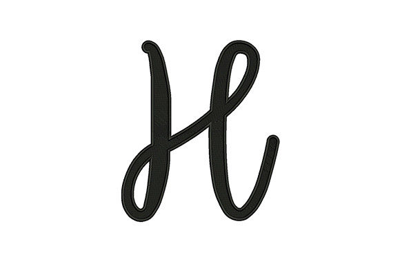 Alphabet H: A Simple and Stylish Embroidery Design for All Skill Levels