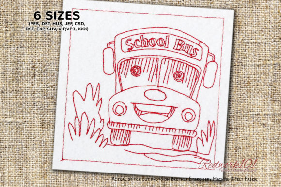 Back to School Bus Lineart