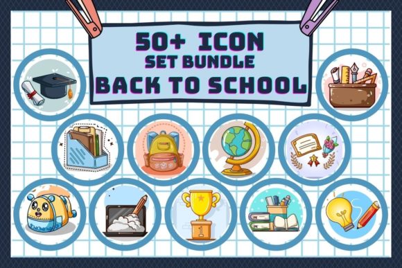Back to School Icon Bundle: A Must-Have for Creative Professionals