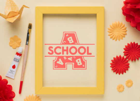 Back to School Monogram: A Fun and Functional Font for Learning and Creativity