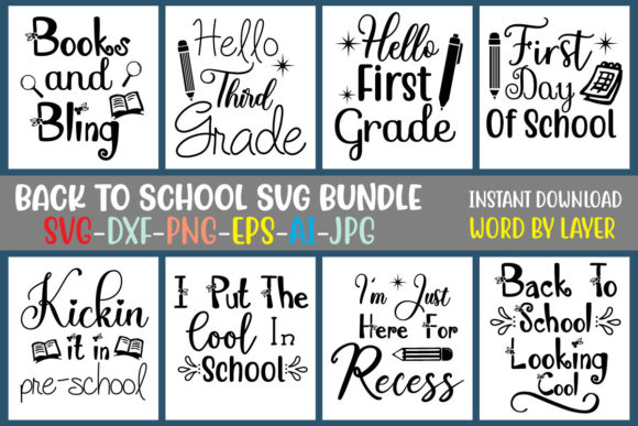 Back to School SVG Bundle Vol 1: A Creative Toolkit for Every Project