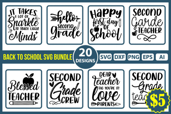 Back to School SVG Bundle Vol 2: A Versatile Resource for Creative Projects