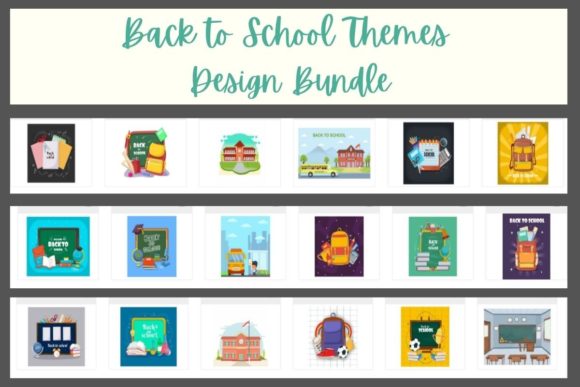 Back to School Themes Design Bundle: A Practical Resource for Creative Professionals