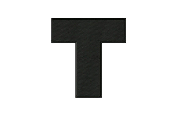 Letter T: A Versatile and Practical Embroidery Design