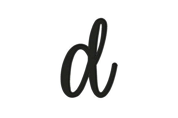 Lower Case Alphabet D: Simple, Stylish, and Super Versatile