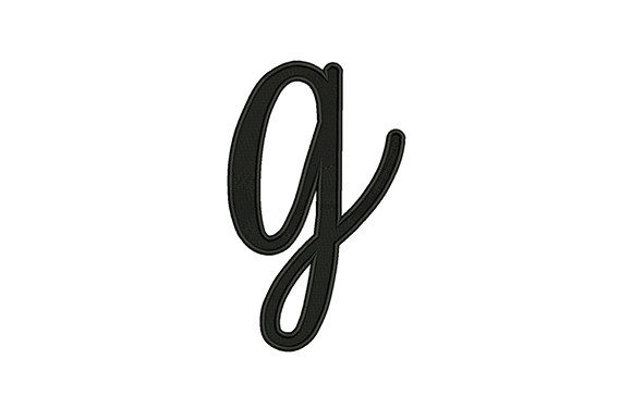 Lower Case Alphabet G: A Stylish Addition for Back-to-School Projects