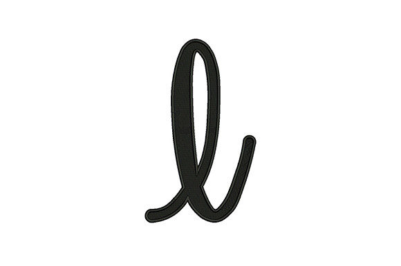 Lower Case Alphabet L: A Versatile Embroidery Design for Creative Projects