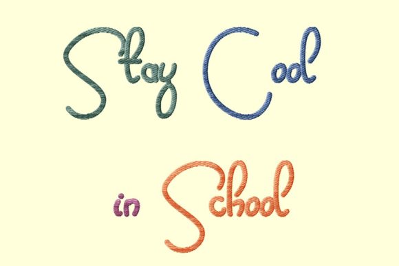 Stay Cool in School: A Must-Have Embroidery Design for Back-to-School